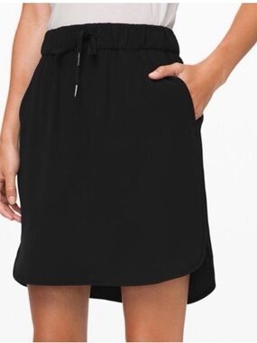 Lululemon Athletica Run Free black skirt